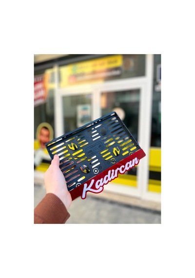 Kırmızı Zemin Sarkık Motor Plakalık - 665429407