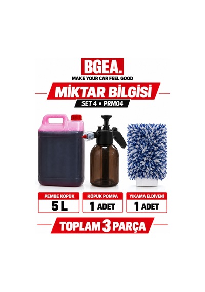 Bgea Premium Köpük Ve Yıkama Seti 4