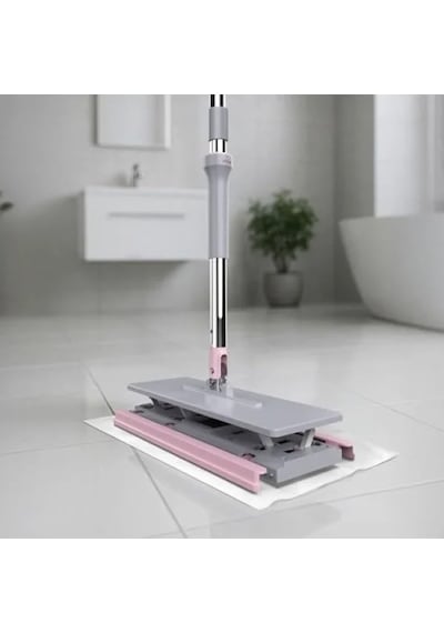 Kendinden Sıkıştırmalı Paspas Ve Mop Sistemi Açık Bej