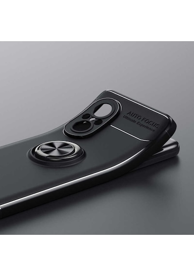 Huawei Nova 9 Se Kılıf Yüzüklü Magnetli Ravel Case Kapak