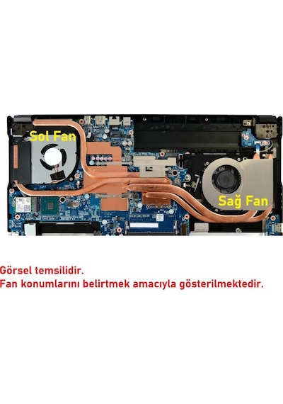 Monster Abra A5 V16 Serisi Notebook Cpu Fanı V1 Sağ Fan / Fan675 Fan