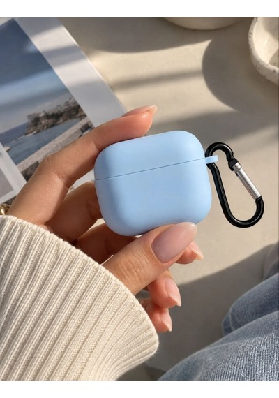 Fadex Apple AirPods 4 Ve 5.nesil İle Uyumlu Kılıf Askı Aparatlı Lansman Mavi Renk Tonu