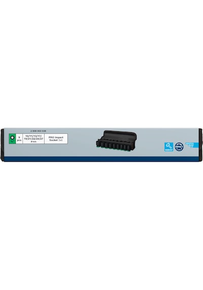 Bosch Pro Impact Lokma Seti 1/2 İnç Standat 10-27mm 9 Ad - 2608003038