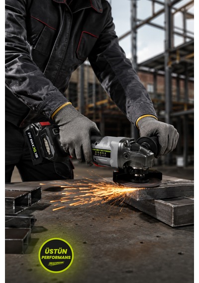 Reschmann R-9301 21V 125MM Brushless Profesyonel Akülü Köşe Taşlama