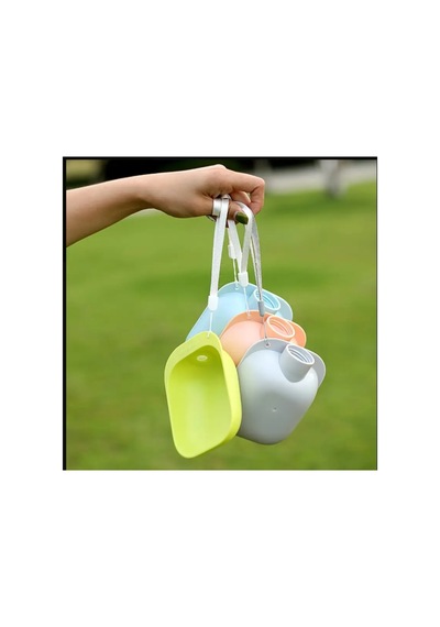 Nachang Taşınabilir Pet Su Kasesi - Dayanıklı Plastik, Ergonomik Kolu & Spout Köpekler Ve Kediler