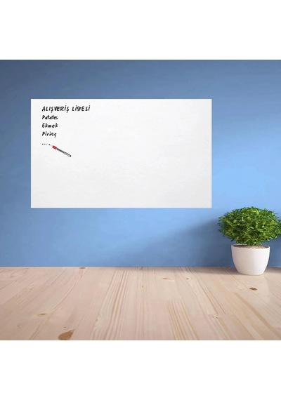 Manyetik Duvar Stickerı 100x60 Cm Yazı Tahtası Çok Renkli