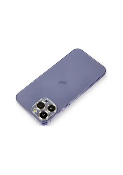 Newface Apple  Uyumlu  iPhone 12 Pro Max Metal Kamera Lens Koruma Cam - Gold