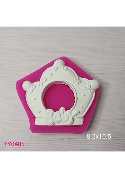 Yy0405 Baby Yazılı Çerçeve Silikon Kalıp