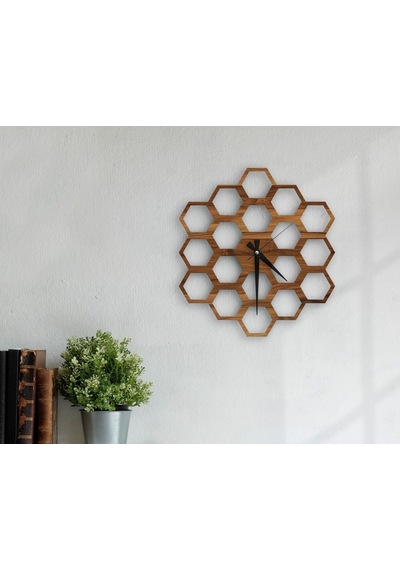 Bk Home Dekoratif 45Cm Ahşap Duvar Saati-72