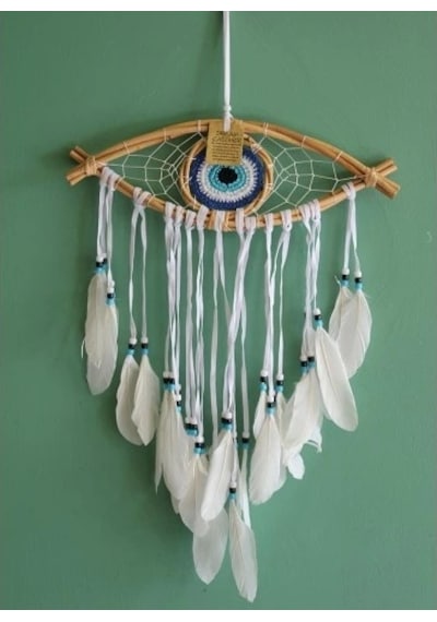 Rüya Kapanı Dream Catcher Göz Tasarımı Model 3
