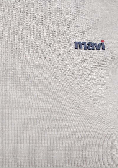 Mavi - Mavi Logo Baskılı Gri Tişört 1613848-70112 Gri