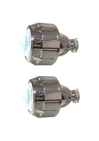 2.5 İnç Düz Bi-xenon Mercek Beyaz Şeytan Göz