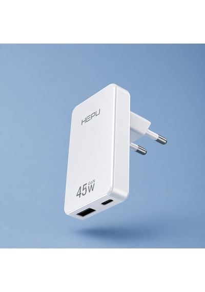 Hepu Hp-c35 45w Gan Hızlı Şarj Adaptörü Type-c Kablo Dahildir