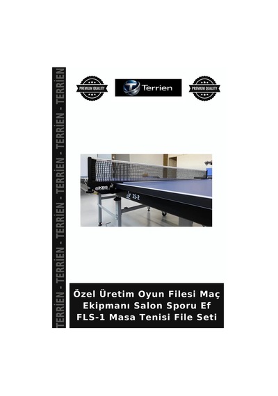 Özel Üretim Oyun Filesi Maç Ekipmanı Salon Sporu Ef Fls-1 Masa Tenisi File Seti Belirtilmemiş