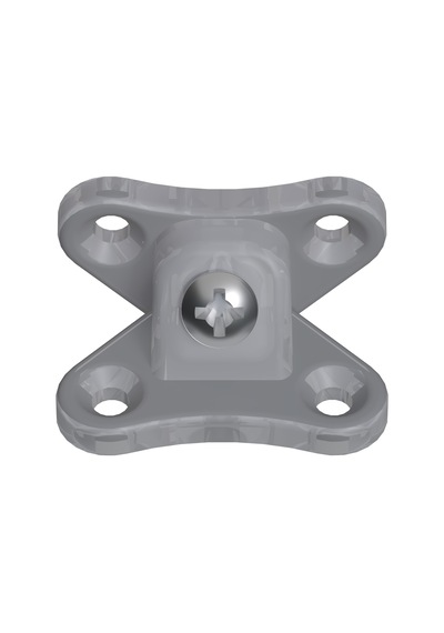 Cateksss Metali Açılı Kelebek Çektirme Şeffaf - 4 Lü Paket