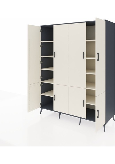 Kronos Gardrop 10 Raflı 8 Kapaklı 176x59x221 Antrasit-aytaşı Aytaşı Kronos Gardrop 10 Raflı 8 Kapaklı 176x59x221 Antrasit-aytaşı Aytaşı