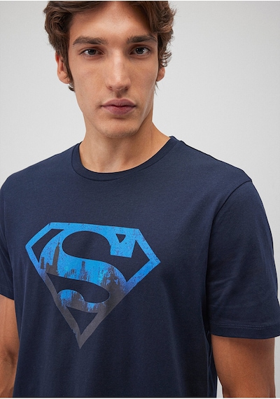 Mavi Superman Baskılı Lacivert Tişört Regular Fit / Normal Kesim 0611665-70490 Lacivert-70490 Mavi Superman Baskılı Lacivert Tişört Regular Fit / Normal Kesim 0611665-70490 Lacivert-70490