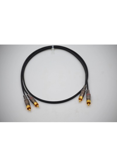 Amfi Rca Kablosu 2 Metre - El Yapımı %100 Bakır Anfi Rca Ses Kablosu - 2 Metre