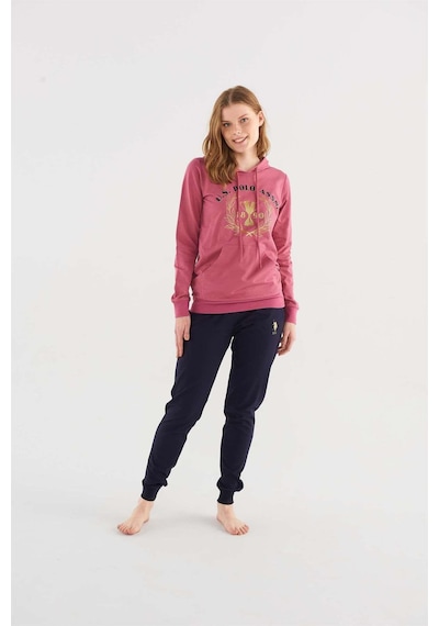 U.S. Polo Assn. U.s. Poloassn 16812 Kadın Uzun Kollu Pijama Takımı 001