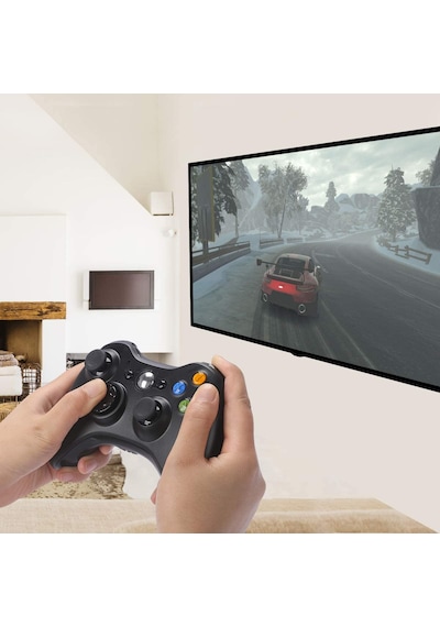 Zinetech Xbox 360 Kablosuz Oyun Kolu Konsolu Joystick 2.4Ghz Pc