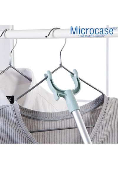 Microcase Uzayabilir Elbise Eşya Askı Asma Aparatı 58-102 Cm Al5703 Açık Yeşil