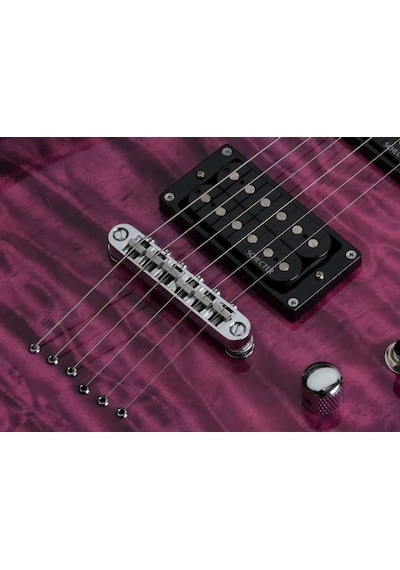 Schecter C-6 Plus Elektro Gitar (Electric Magenta)