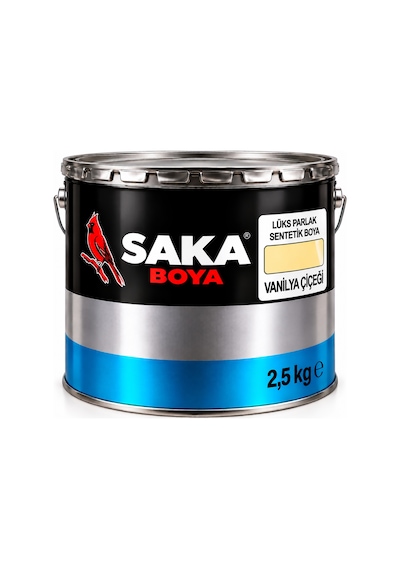 Saka Boya Lüks Parlak Sentetik Boya Vanilya Çiçeği 2,5 Kg