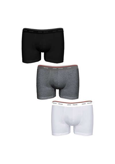 John Frank Üçlü Basic Bright Boxer Jf3Bbr05-4584 001