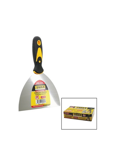 Dmax Dmx-4723 150mm Metal Spatula Fiber Saplı- 12'li Paket