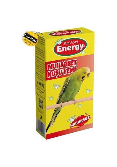 Energy Kabuksuz Muhabbet Kuşu Yemi 10 x 400 G
