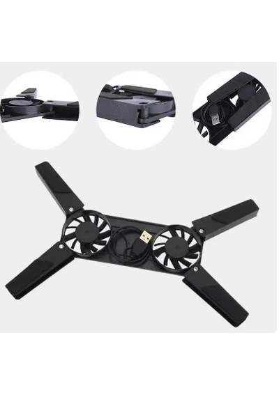Katlanabilir Laptop Soğutucu 2 Fanlı 5468