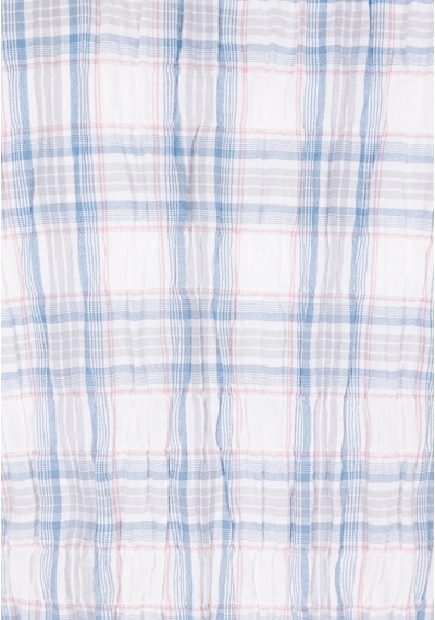 Colin's Colins Relaxed Fit Shirt Neck Ekoseli Kadın Mavi Uzun Kol Gömlek Cl1073287 Cl1073287 Q1.v1 Lbl Açık Mavi