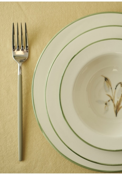 Bella Maison Garden Stoneware 12 Parça 4 Kişilik Yemek Takımı Mix Çok Renkli