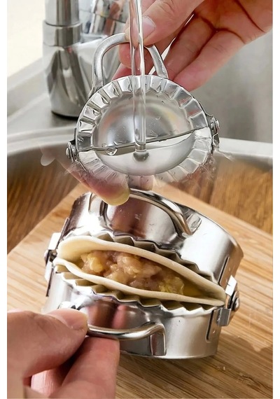 Tilbe Home Ravioli Mantı Kalıbı Çelik Çiğ Börek Hamuriçi Kurabiye Köfte Press Kalıbı Hamur Şekillend Metal