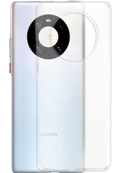 Hepsi Gor Huawei Mate 40 Pro Kılıf Kamera Korumalı Şeffaf Silikon Kılıf- 5775 Najmaddin