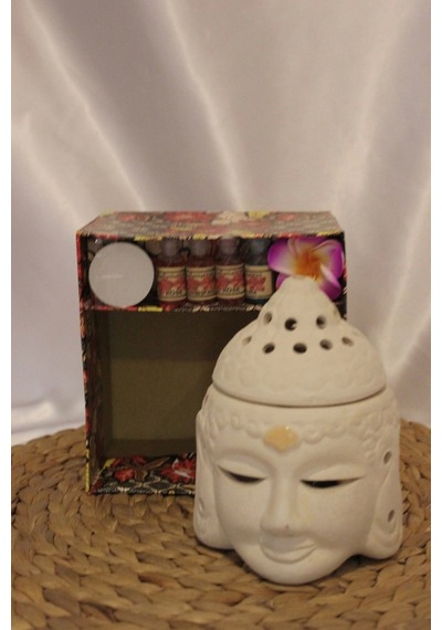 Buhardanlık Buda Set Budha Buhurdanlık Set Seramik