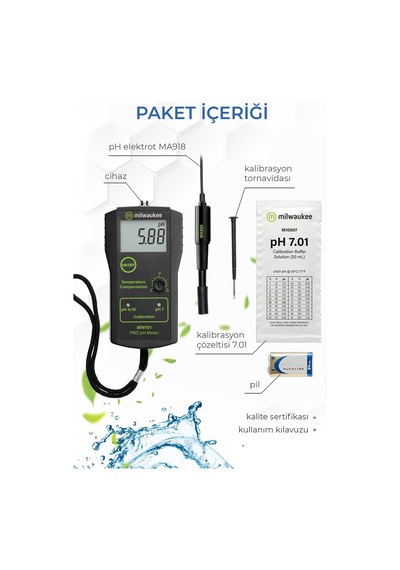 Milwaukee Mw101-soıl Toprak Ph Metre Tarım Ve Bahçecilik İçin Toprak Ph Ölçüm Cihazı