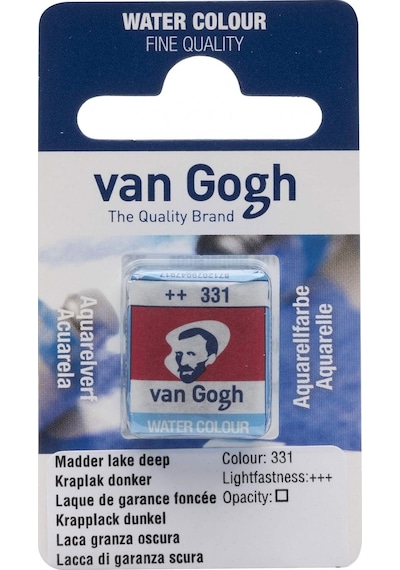 Van Gogh Suluboya Tablet Madder Lake Deep Karışık Çok Renkli