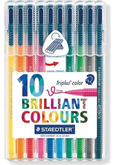Staedtler Triplus Color Keçeli Kalem 10 Lu