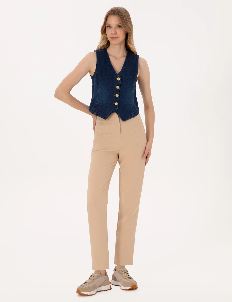 Pierre Cardin Kadın Koyu Mavi Ceket Denim 50310552-vr032