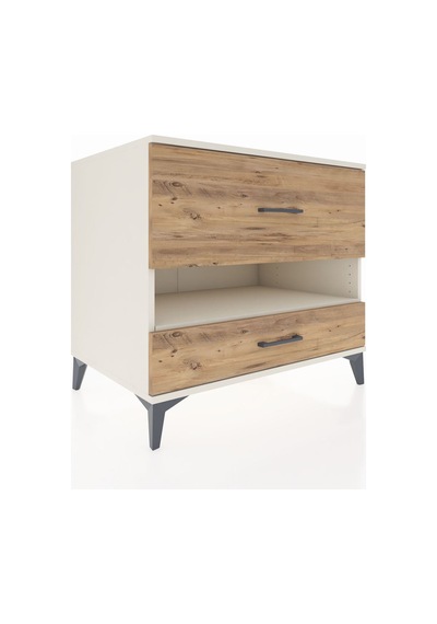 Kronos Şifonyer Tek Raflı 2 Çekmeceli 88x59x80 Aytaşı-çam Aytaşı