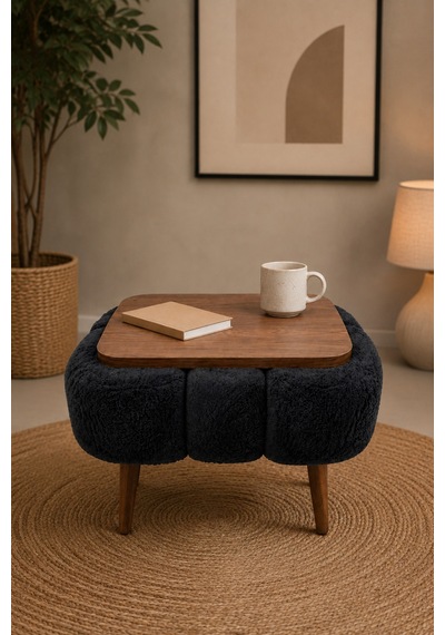 Aura Wellsoft Kumaş Kaplamalı Sehpa Salon Orta Sehpa Berjer Sehpa 42x52 Cm Antrasit Gri Aura Wellsoft Kumaş Kaplamalı Sehpa Salon Orta Sehpa Berjer Sehpa 42x52 Cm Antrasit Gri