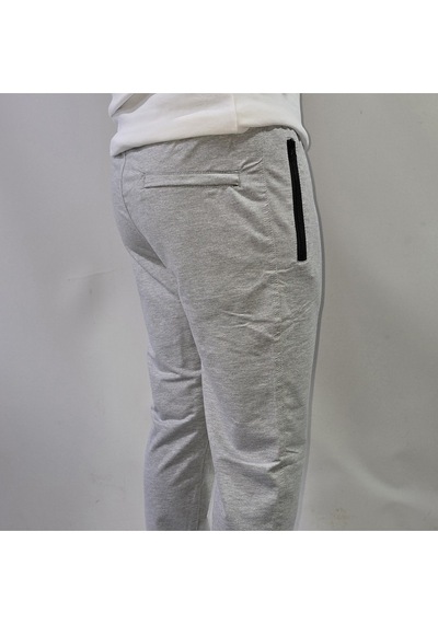 Jump Erkek Pamuklu Slim Fit Düz Paça Eşofman Altı Melanj Gri