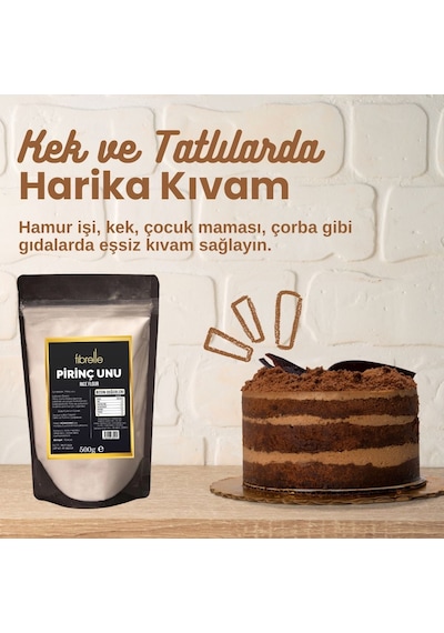 Fibrelle Pirinç Unu 500 G