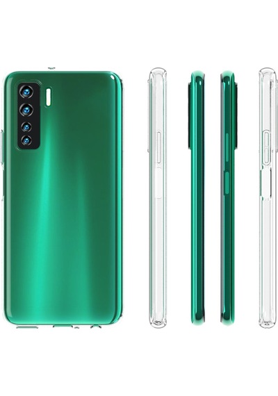 Rba Aksesuar Huawei P40 Lite 5g Kılıf Rba Süper Silikon Kapak - Renksiz Çok Renkli