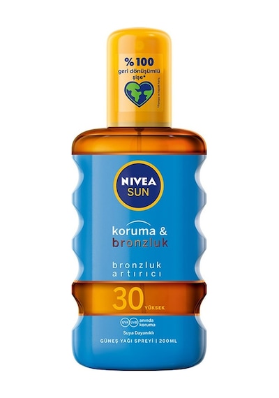 Nivea Sun Koruma & Bronzluk Güneş Yağı Spreyi SPF30 200 ML Nivea Sun Koruma & Bronzluk Güneş Yağı Spreyi SPF30 200 ML