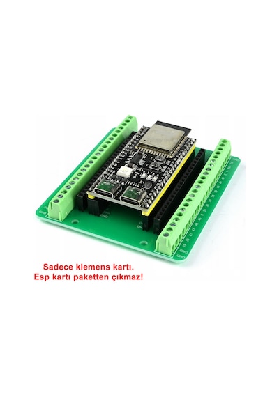 Esp32 Terminal Board 38 Pin Vidalı Klemens Adaptör Kartı Esp32 Devkit V1 Geliştirme Kartı Breakout G