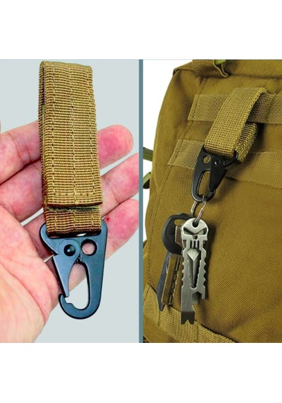 Omeniv Karabiner Kanca Anahtarlık Kemer Sırt Bel Çantası Karabina Çok Renkli
