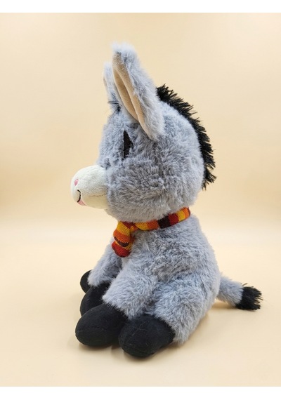 Peluş Sesli Eşek Gri 30 Cm