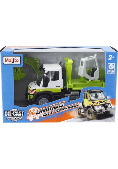 Maisto Mercedes-Benz Unimog Araçlar Beyaz Kamyon